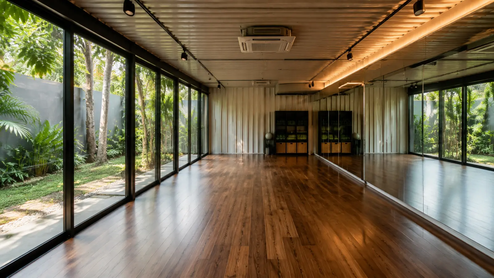 Container concept for container fitness studio in Sri Lanka