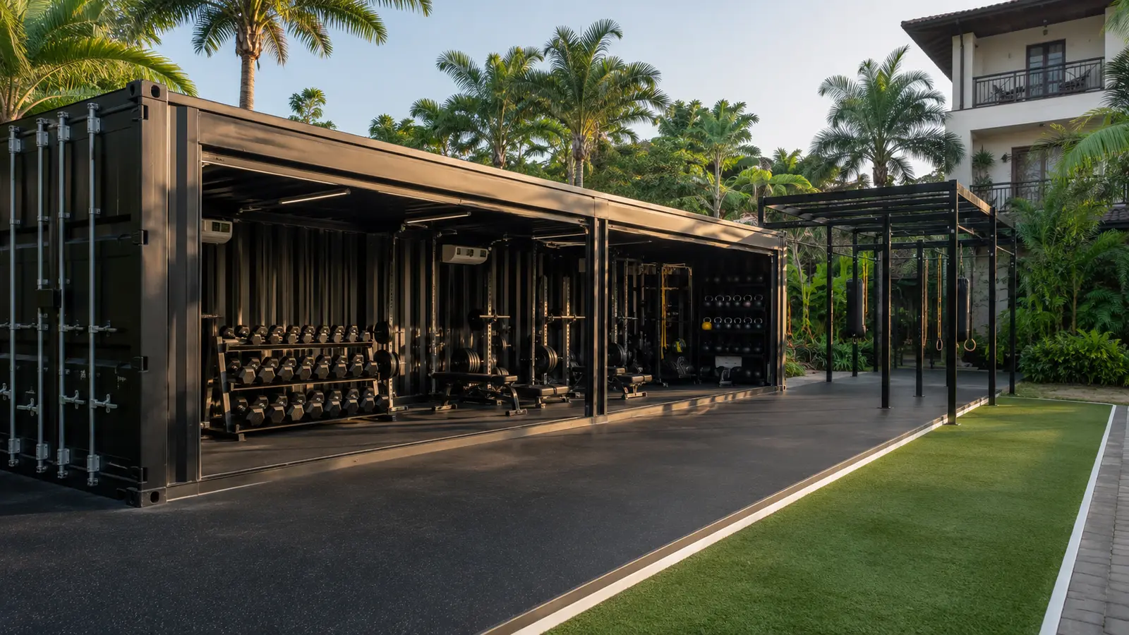 Container concept for container gym in Sri Lanka
