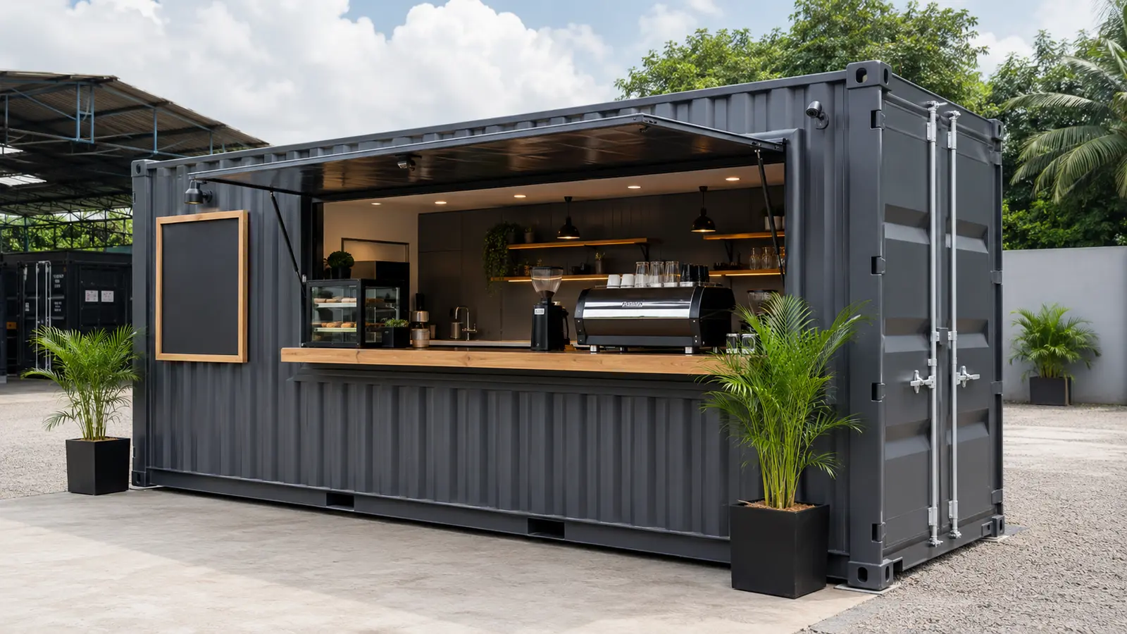 Coffee Shop in a Box concept