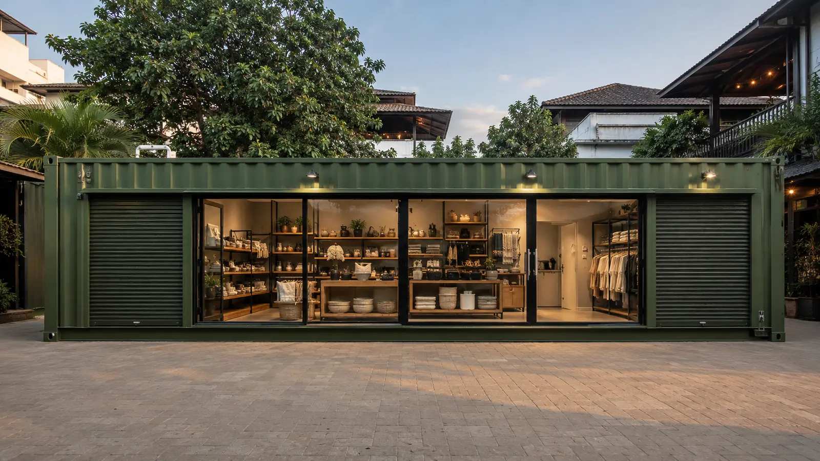 Retail Shop in a Box concept