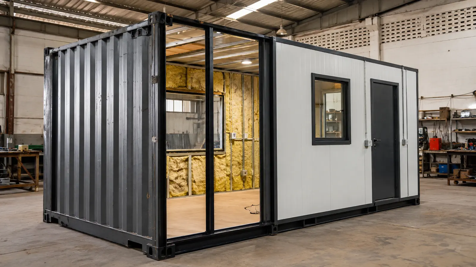 Finished site office planning concept