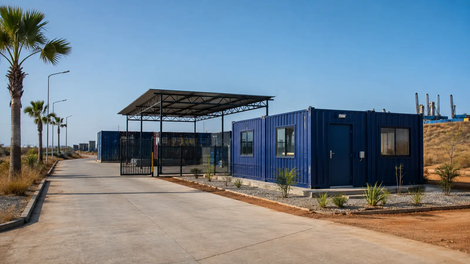 Container project concept for Hambantota