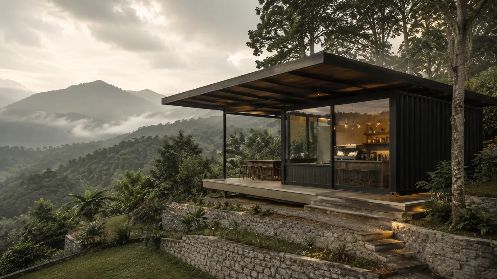 Container project concept for Kandy, Sri Lanka