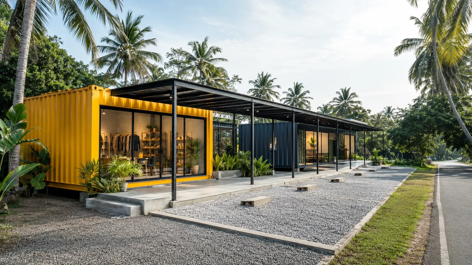 Container project concept for Matara